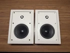 Studio Acoustics 6 100W In-wall Speakers Pair White Untested As Is Read Used. Price: $45.50.