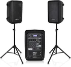 Pa Speaker Dj Mixer Bundle - 300 Portable Wireless Bluetooth Sound System W/ New. Price: $481.98.