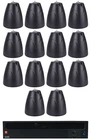 Jbl 70V Commercial Amplifier + (14) Black Pendant Speakers New. Price: $1594.25.