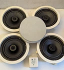 Nib Owi AMP-IC5 Round White Ceiling Wall Flush Speakers W/ Transformer Used. Price: $31.99.