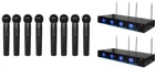 2 Mr Dj 4 Ch Pro Vhf Wireless Handheld Ktv Stage Microphone Pa System New. Price: $259.99.