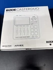Rodecaster Duo Integrated Audio Production Studio Streming Mixer New. Price: $430.00.