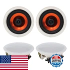 Herdio Inch 480 Watts High Power Ceiling Speakers - Flush Mount Crisp Sound New. Price: $136.53.