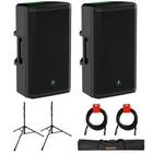Mackie THRASH212 Speaker System (pair) Bundle W/ Stand & Xlr New. Price: $649.99.