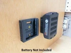 Wall Mount For Bosch 18V Batteries (2, 4, 6 Pack), Made In Usa New. Price: $17.99.