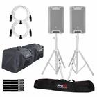 Systems LDS-ICOA12ABTW White Powered Active Dj Loudspeakers Pair Stands New. Price: $1336.40.
