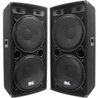Seismic Audio Pair Dual 15" Dj Speakers 1000 Watts Pro New. Price: $459.99.