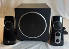 Logitech Z523 2.1 Home Computer System With Subwoofer & Tested Used. Price: $45.00.