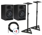 Presonus Eris Studio 8-INCH Powered Monitors With Stands Cables New. Price: $547.00.