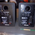 Set Of Two M-audio BX5 Carbon Speakers, Fully Tested, With Power Cords Used. Price: $80.00.