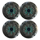 Kicker 6.5" 195 Watt Marine Led Speakers (qty 4) W/charcoal Salt Water Grilles Excellent. Price: $252.49.