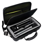 Dual Wireless Microphone Case Hard Shell Travel Eva Storage Box For Two Wir... New. Price: $57.46.