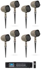 (8) Jbl GSF3-TN 6.5" Landscape Ground Stake/wall 70V Commercial Speakers+amp New. Price: $1539.75.