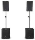 2X Ld Systems ICOASUB15A Powered 15" Bass Subwoofer & ICOA12ABT Speakers New. Price: $2919.96.