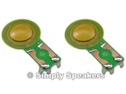 Diaphragm For Cerwin Vega Speaker H25 H-25 HO25 HO-25 Horn Driver (2-PACK) New. Price: $41.80.