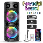 3000W Portable Karaoke Bluetooth Speaker Heavy Bass Sound System Microphone New. Price: $52.99.