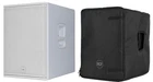 Rcf 15-AX Active 15" Subwoofer 2200 Watts White+ CVR-004 Cover (mint) Open. Price: $2131.20.