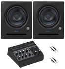 (2) Presonus Eris Pro Powered 8" Studio Monitor Speakers+mixer W/interface New. Price: $659.98.