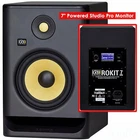 Krk Rokit Professional Bi-amp 7" Powered Studio Monitor, Black (RP7G4) New. Price: $189.00.