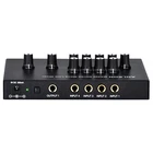 Anleon MX400 Low-noise 4-CHANNEL Mono Line Mixer For Guitars Bass Keyboards New. Price: $59.00.