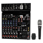 Peavey Pv 10 Bt Channel Compact Mixing Mixer Console With Bluetooth + New. Price: $489.99.