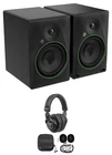 Pair Mackie CR8BT 8" Powered Studio Monitors Speakers W/ Tone Control+headphones New. Price: $309.95.