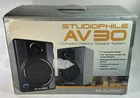 M-audio Studiophile AV30 Powered Speakers Monitors Black Tested W/ Box Used. Price: $54.99.