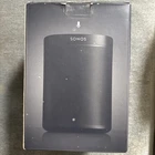 Sonos One Wireless Smart Speaker Voice Control Black Open. Price: $105.00.