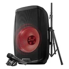 Gemini AS2115BTLTPK 15" Bluetooth Pa Speaker System With Led Lighting New. Price: $299.97.