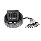 Proreck 8-CHANNEL Low Profile Xlr Send Circuit Board Snake Splitter Cable 50FT New. Price: $79.99.