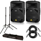 Behringer B615D Active 1500-WATT 2-WAY Pa Speaker System W/2X Mic Cable/stand New. Price: $1009.00.