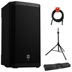 Electro-voice ZLX-15P-G2 15" 2-WAY 1000W Bluetooth W/ Stand, Bag & Cable Bundle New. Price: $719.99.
