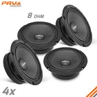 4X Prv Audio 6MR200A Midrange Alto Car 6.5" Speakers Ohm Pro 800W New. Price: $107.64.