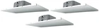 (3) Rockville DCS6T 70V Commercial 2' X 1' Drop Ceiling Tile Speakers For Office New. Price: $289.85.