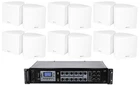 Rockville RCS90-6 90W Zone 70V Commercial AMPLIFIER+(12) White Cube Speakers New. Price: $524.95.