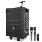 Pyle 8" 175W 4 Ohm Wireless Bt Streaming Pa Speaker System-rechargeable Battery New. Price: $126.99.