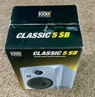 New Krk Classic CL5G3SB-NA, Professional 5" Powered Studio Monitor Silver/black. Price: $169.99.