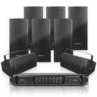 Sound Town Set Wall Mount Speakers+one 8-CH Amplifier (ETI8XU208B) New. Price: $2430.99.