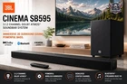 Jbl Cinema SB595 3.1.2 Channel Soundbar With Wireless Subwoofer New. Price: $347.55.