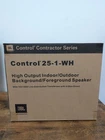 Jbl Control 25-1 White Pair Speakers Brand New Open Box Invisiball. Price: $275.00.