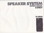 Vintage Yamaha - Speaker System Owners Manual 0110T Used. Price: $35.00.