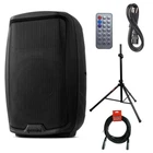 Gemini Sound AS-2108BT Active 8" Woofer 500W Watt W/ Speaker Stand & Xlr Bundle New. Price: $159.95.
