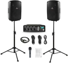 Proreck MX10 1600W 6-CHANNEL Powered Bluetooth Mixer With 10INCH Passive Speaker New. Price: $319.99.