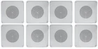 (8) Rockville MS81 Metal 8" 70V Commercial Background Music Pa Ceiling Speakers New. Price: $224.80.