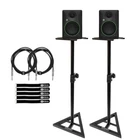 Mackie CR5BT 5.25" Powered Bluetooth Studio Monitor Speakers With Stands New. Price: $221.40.
