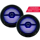 2X Gravity 350 Watts 6-1/2" 2-WAY Marine Boat Audio Speakers 6.5" Black Led New. Price: $36.99.