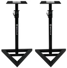 Rockville RVSM1 Pair Of Near-field Studio Monitor Stands, Adjustable Black New. Price: $102.99.