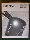 Sony SRS-XB13 Portable Speaker Black Open. Price: $24.98.