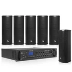 Sound Town 3-ZONE Low-z Amp, Column Speakers, Black (STCA6130X6CL25B) New. Price: $747.99.