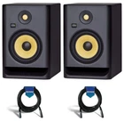 2X Krk Rokit G4 7" Powered Near-field Studio Monitor Black + Xlr Cables New. Price: $449.00.
